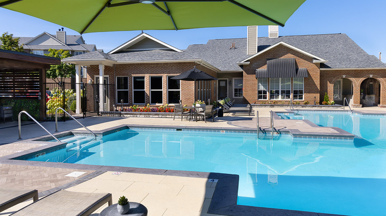 Resort-Inspired Pool with Sundeck 